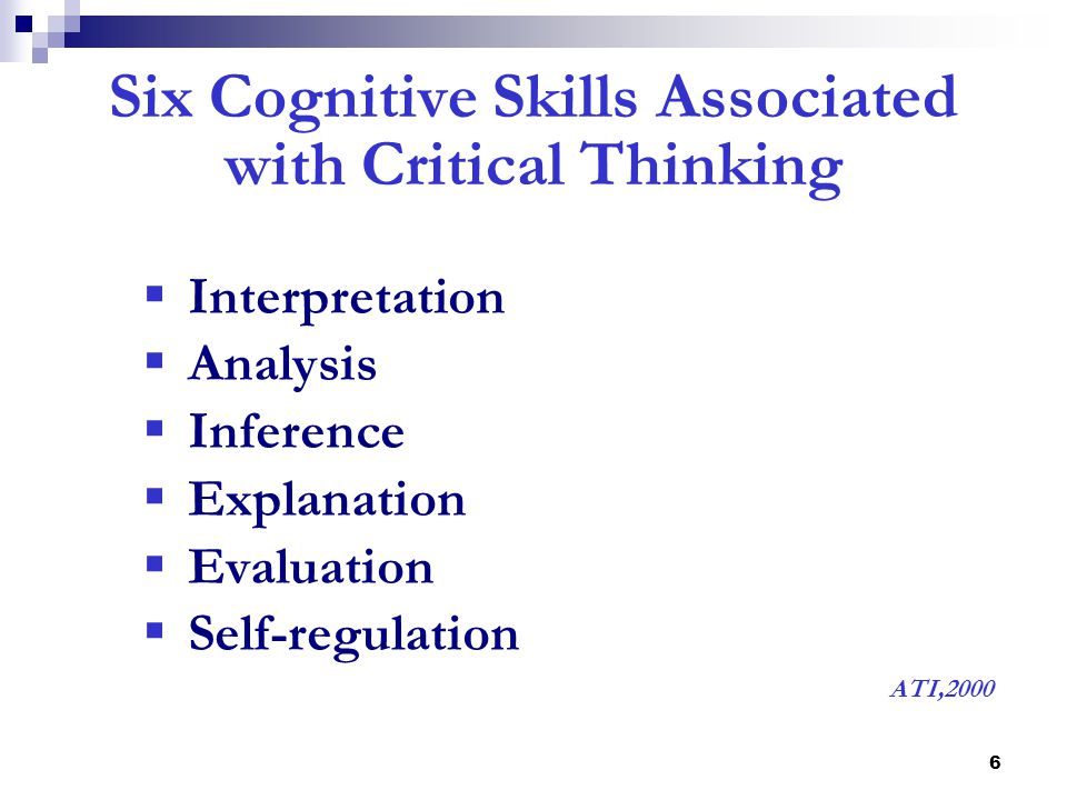 The Importance of Critical Thinking Skills in Nursing